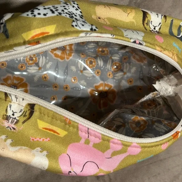 Dana Herbert Dog Print Cosmetic Case - Picture 8 of 12